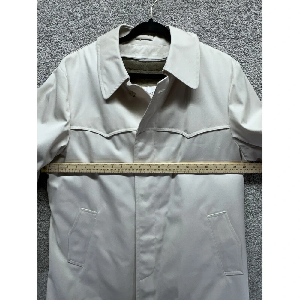 Vintage NWT Clipper Mist Donald All Weather Trench Coat Insulated‎ Size 42 Long